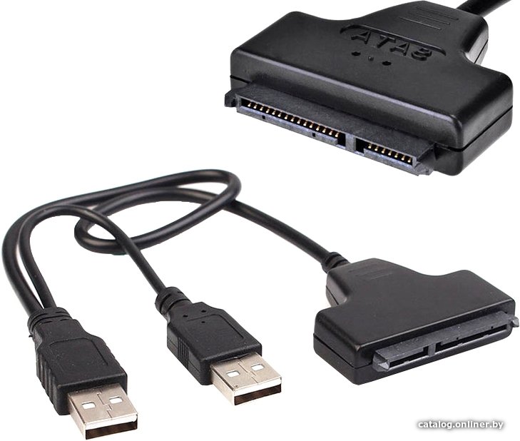 Кабель USBTOP SATA - 2x USB 2.0
