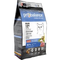Сухой корм для кошек Probalance Light Turkey Корм сухой д/ кошек с индейкой 1.8 кг