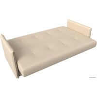 Диван Лига диванов Лига-018 117884 (экокожа бежевый/подушки коричневый)