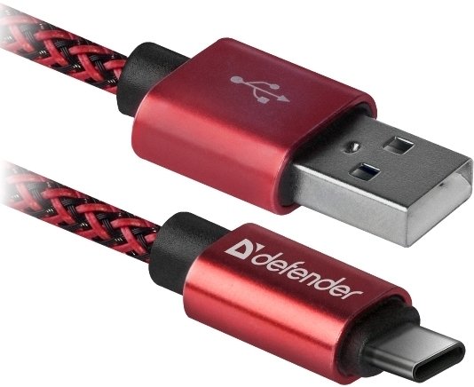 

Кабель Defender USB09-03T Pro (красный)