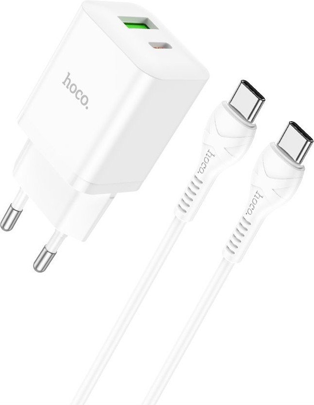 

Сетевое зарядное Hoco N28 USB Type-C (белый)