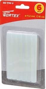 Клеевые стержни Wortex GS1110U00011 (6 шт, прозрачный)
