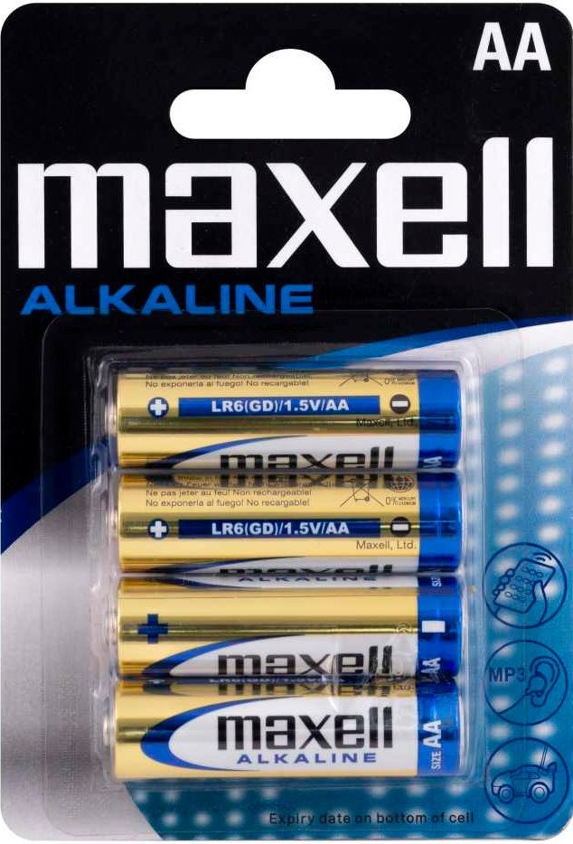 

Батарейка Maxell Alkaline AA 4 шт (в блистере)