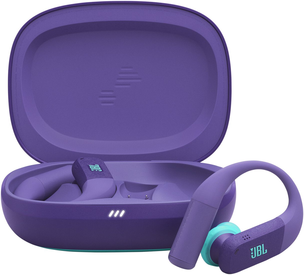 Наушники JBL Endurance Peak 4 (фиолетовый/бирюзовый)