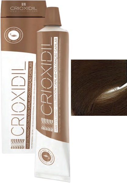 Крем-краска для волос Crioxidil Silk Color 6.1tc темно-русый пепельный