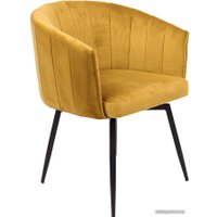 Стул AksHome Melon (карри велюр/черный)