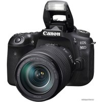 Зеркальный фотоаппарат Canon EOS 90D Kit 18-135 IS USM (черный)