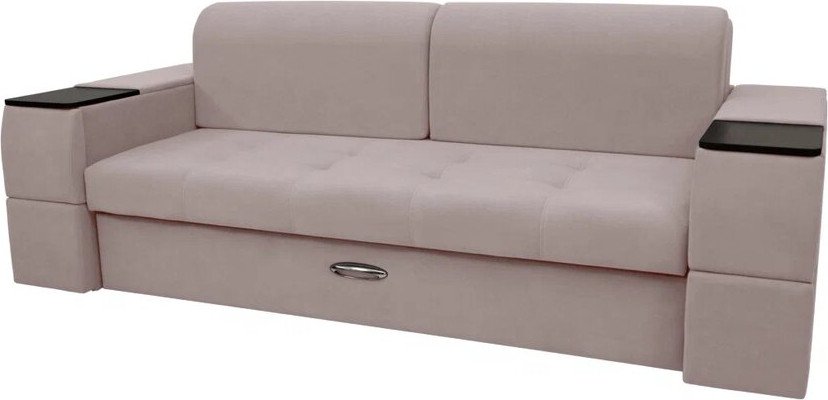 

Диван Сириус Лидер-13 НПБ 225x110 (Eva 05 велюр светло-бежевый)