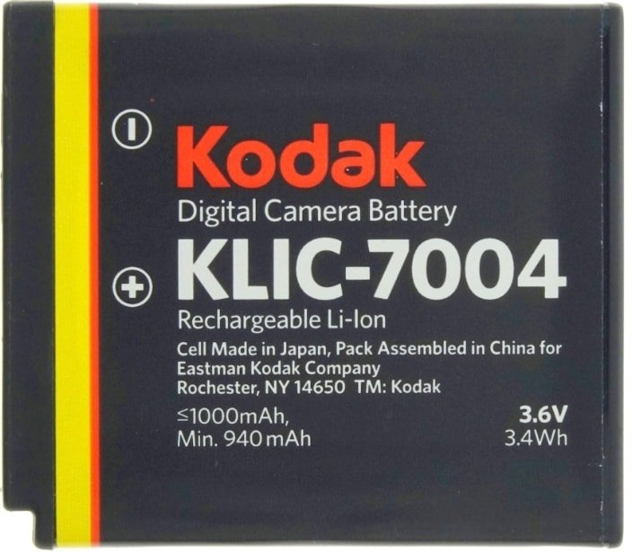 

Аккумулятор Kodak KLIC-7004