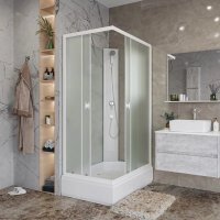 Душевая кабина Niagara Promo P110/80/26Q/MT/BK 110x80x195