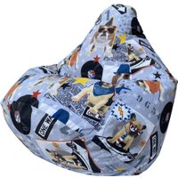 Кресло-мешок Flagman Груша Мега Г3.4-101 Бульдог А01