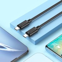 Кабель Hoco X88 USB Type-C - USB Type-C (1 м, черный)