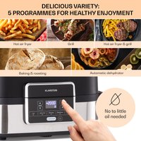 Аэрогриль (аэрофритюрница) Klarstein Combo Air (нержавеющая сталь)