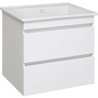  Runo Тумба под умывальник Манхэттен 65 (подвесная, белый)