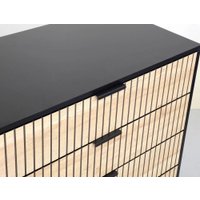 Комод Signal MAGO K2 (дуб/черный мат)