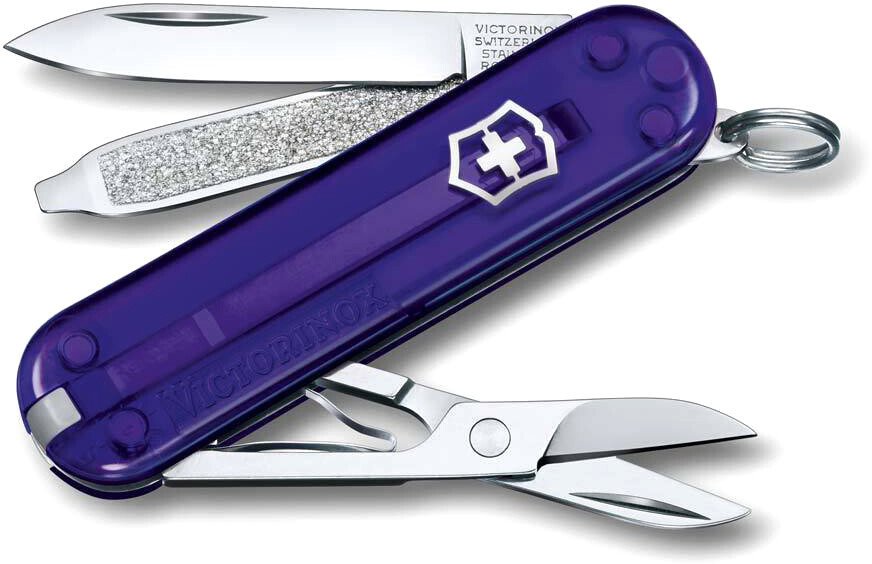 

Нож-брелок Victorinox Classic Persian Indigo 0.6223.T29G (фиолетовый)