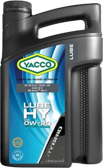 

Моторное масло Yacco Lube HY 0W-20 4л