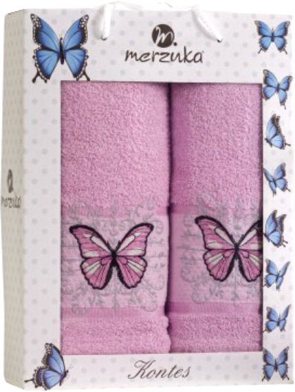 

Набор полотенец Merzuka Kontes 50x90/70x140 11633 (сиреневый)