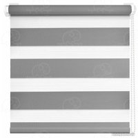 Шторы день-ночь АС МАРТ Мидлайт 78х150 (светло-серый)