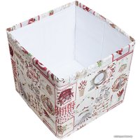 Коробка для хранения Loon Прованс большая (бордовый)