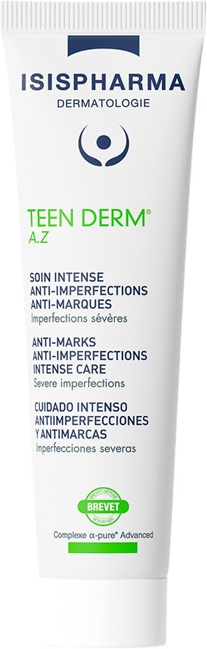 ISISPHARMA Teen Derm A.Z. Гель-крем интенсивного ухода за проблемной кожей с 15% азелаиновой кислотой 30 мл