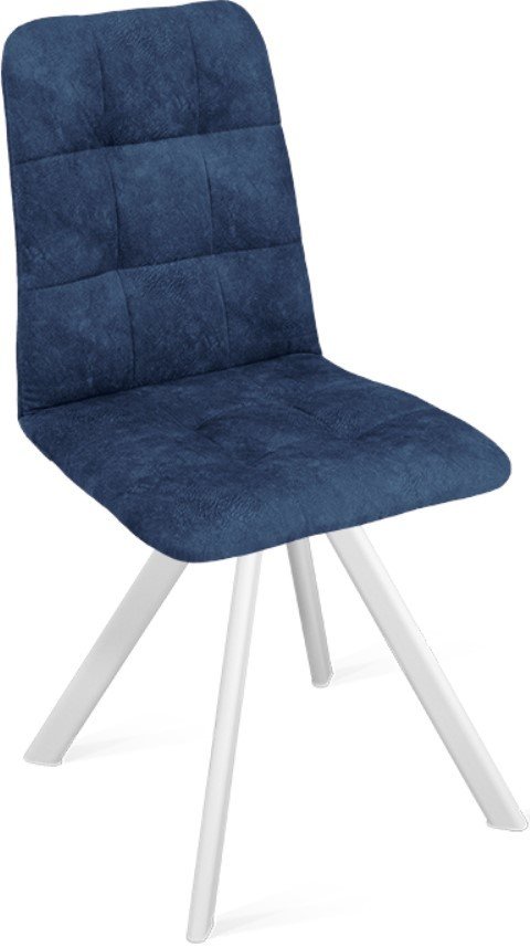 

Стул Трия Аспен К2 (белый матовый/микровелюр Wellmart Blue)