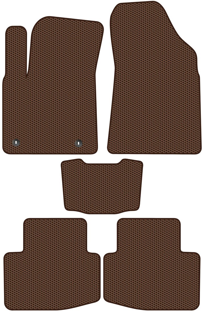 

Комплект ковриков для авто Alicosta MG 5 I (седан) 2023 - Н.В. (коричневый, сота)
