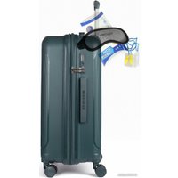 Чемодан-спиннер Mironpan 11197-2 65 см (темный зелено-синий)