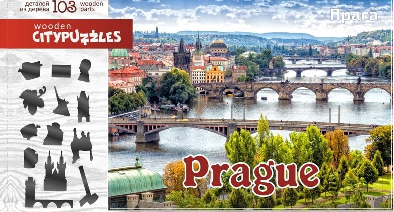 

Мозаика/пазл Нескучные игры Citypuzzles Prague
