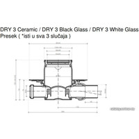 Трап/канал Pestan Confluo Standard Dry 3 Black Glass
