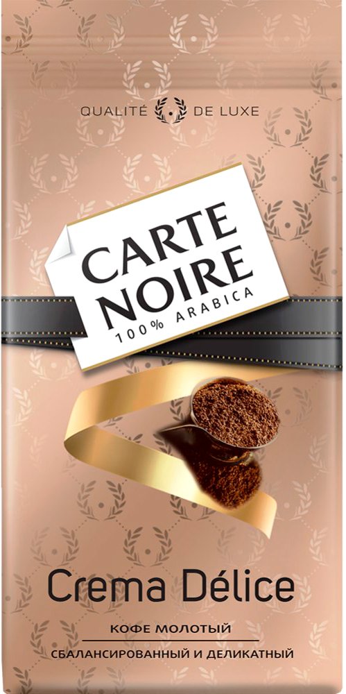 

Кофе Carte Noire Crema Delice молотый 230 г