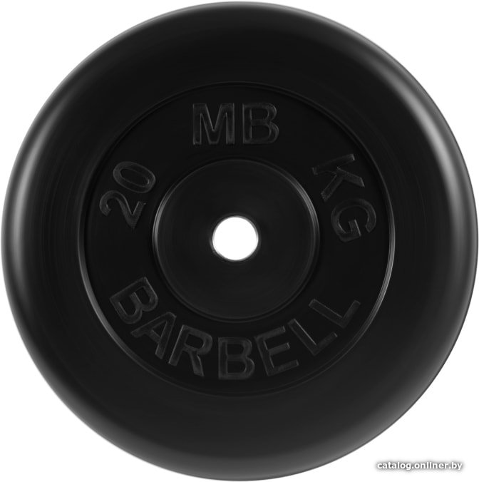 Диск MB Barbell Стандарт 31 мм (1x20 кг, черный)