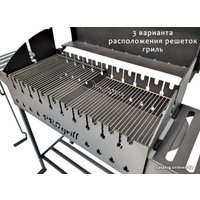 Мангал для дачи Progrill Чикаго XL на колесах (4 мм)