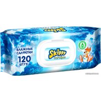 Влажные салфетки Skippy Wet Wipes с клапаном (120 шт)