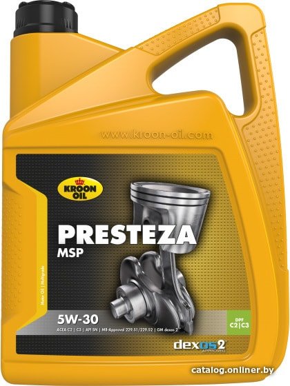 Моторное масло Kroon Oil Presteza MSP 5W-30 5л