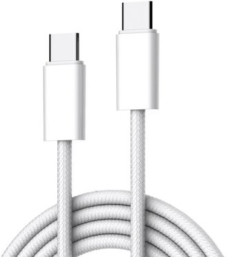 Кабель LDNIO LC901C USB Type-C - USB Type-C (1 м, белый)