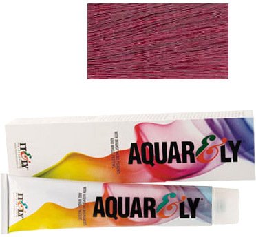 

Крем-краска для волос Itely Hairfashion Aquarely Color Cream 6P пурпурно-красный темно-русый