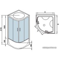 Душевая кабина WeltWasser WW500 Emmer 15055-2