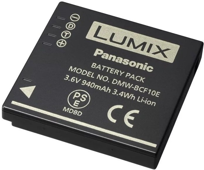 

Аккумулятор Panasonic DMW-BCF10E