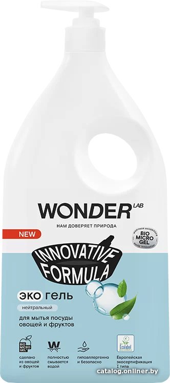 Средство для мытья посуды Wonder LAB нейтральный аромат 1 л