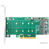 Адаптер для подключения M.2 накопителей Linkreal LRNV95N8 PCIe x8 to 2-Port M.2 NVMe Adapter