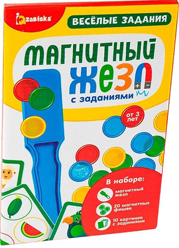 

Развивающая игра Zabiaka Магнитный жезл. Веселые задания 4288733