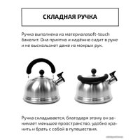 Чайник со свистком TimA WTK160