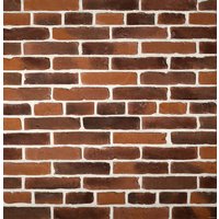 Декоративный кирпич Подворье Феодал Кирпич Мирский рядовой (темно-терракотовый)