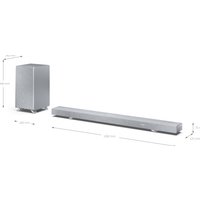 Саундбар Sharp HT-SBW55121 (серебристый)