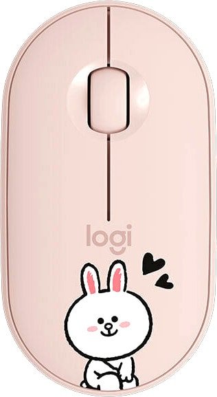 

Мышь Logitech M350 Pebble Line Friends Cony (розовый)