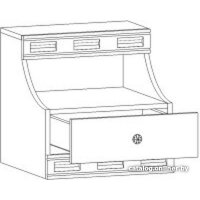 Тумба Ивару Мария-Луиза 12 1ящ (бодега белый-МДФ бодега белый)
