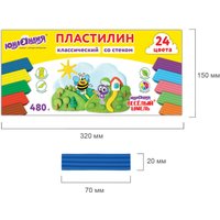 Пластилин Юнландия Веселый шмель 106433 (24 цв) в Гомеле