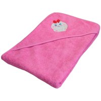 Полотенце с капюшоном Goodness Махровое 100x100 (розовый)