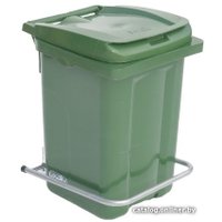 Контейнер для мусора Razak Plast с педалью 60 л (зеленый)